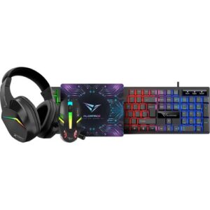Alcatroz X-Craft Basecamp 4-in-1 Wired Gaming Combo