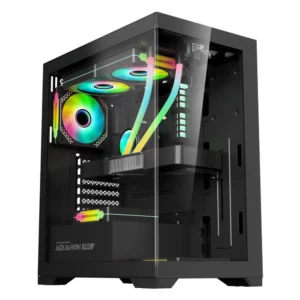 Armaggeddon Aquaron Pro ATX Gaming Case – Black