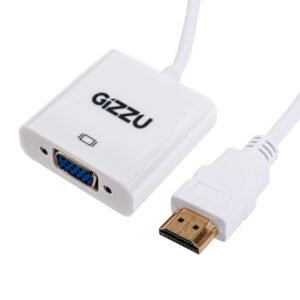 Gizzu 1080P HDMI to VGA Adapter with Audio-GAPHVA